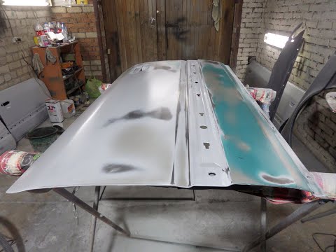 Видео: Ремонт кузова Ауди 100 С4. Двери. Как вышпатлевать деталь кузова. Полный цикл! Часть 14.