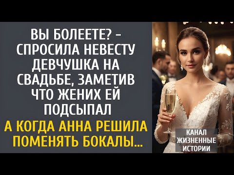 Видео: Вы болеете? - спросила невесту девчушка на свадьбе, заметив ЧТО жених ей подсыпал… А поменяв бокалы…
