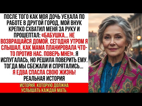 Видео: «Бабушка, не возвращайся домой!» — умолял мой внук. Я была в шоке, узнав, что задумала моя дочь...