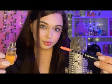 Видео: АСМР🍒Ем масло для губ и гель для бровей🤤ASMR I eat lip oil and eyebrow gel🧴💄