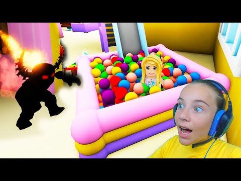 Видео: ОСТАЛАСЬ ОДНА в ДЕТСКОМ САДЕ в ROBLOX!