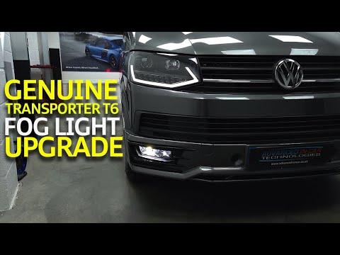 Видео: Оригинальные противотуманные фары для Volkswagen Transporter T6