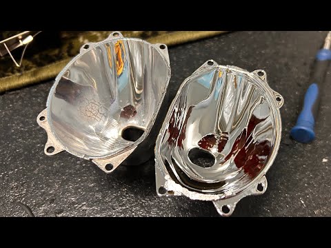 Видео: Замена стекла и отражателей на фарах Вольво.