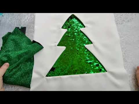 Видео: Новогодняя подушка 🌲🌲🌲