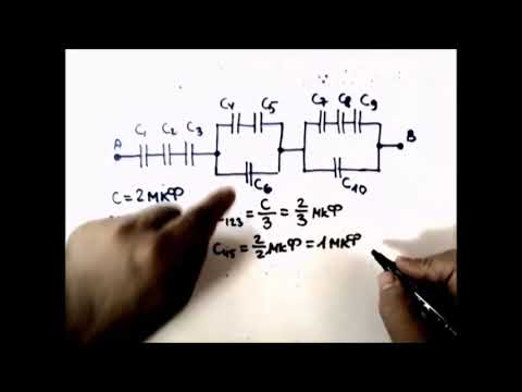 Видео: Физика. Решение задач. Конденсаторы. Выполнялка 24