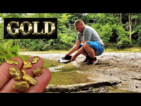 Видео: ПОИСК ЗОЛОТА В ГЕРМАНИИ. Где искать речное  Золото в Баварии. Search Gold in Germany.