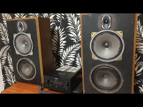 Видео: Динамики 4ГД-35 + 2ГД-36  в корпусе Sony SS-37 с пасивным излучателем 1978 год.