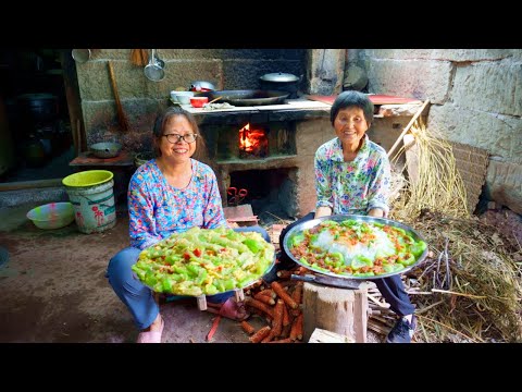 Видео: Вегетарианский праздник из Loofah | Примитивный образ жизни