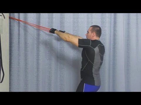 Видео: Тяга с резиной на заднюю дельту: техника и нюансы