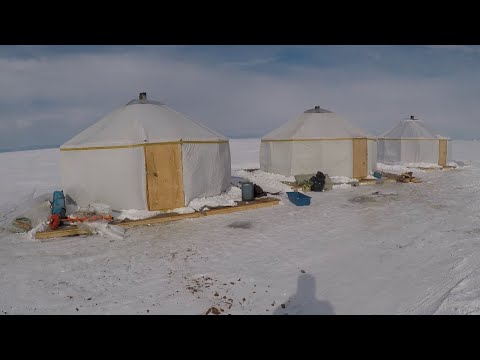 Видео: Рыбалка в Юртах на омуля и сига. Трещина на Байкале .