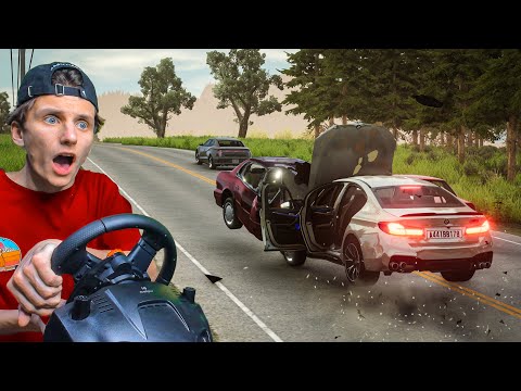 Видео: МОЛОДОЙ ПАЦАНЧИК НА BMW M5 F90 РАЗБИЛСЯ НА ТРАССЕ...! | BeamNG.drive