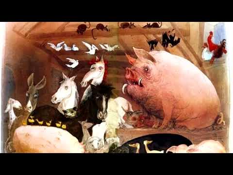 Видео: Джордж Оруэлл. "Скотный двор",  антиутопия современной жизни (1945 г)