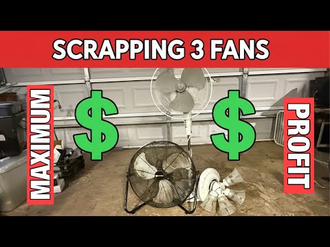 Видео: Утилизируем 3 вентилятора для максимальной прибыли! | Цена лома за разбивку и за весь блок!