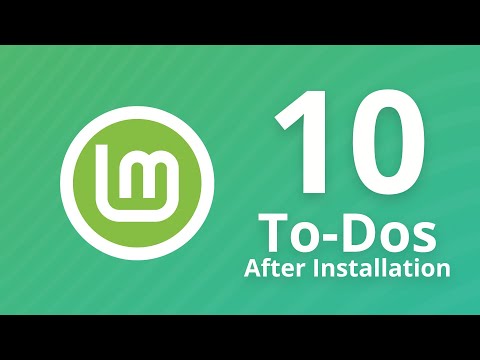 Видео: 10 дел после установки Linux Mint | Учебник для начинающих