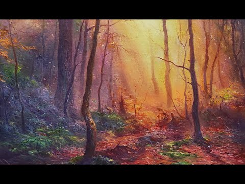 Видео: Мастер-класс по масляной живописи "Волшебный свет" | художник Чупринов