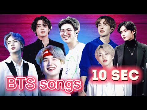 Видео: Угадай песню BTS за 10 секунд//Guess the BTS songs in 10 seconds