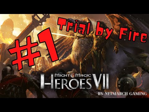Видео: Прохождение Heroes of Might and Magic 7 Trial by Fire #1