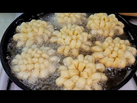 Видео: ХВОРОСТ "РОЗОЧКА" РАСТУЩИЕ В МАСЛЕ❗ СУПЕР ХРУСТЯЩИЙ ХВОРОСТ ПРАЗДНИЧНЫЙ❗