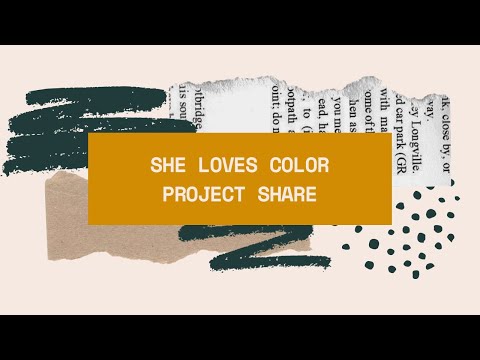 Видео: Поделиться проектом «Она любит цвет» //Лиза Фонсека //Пейдж Эванс //Стейси Джулиан //Синтея Сандо...