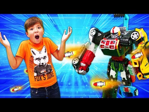 Видео: Видео игры мальчикам. Тоботы организовали уличные гонки! Лучшие роботы для мальчиков.
