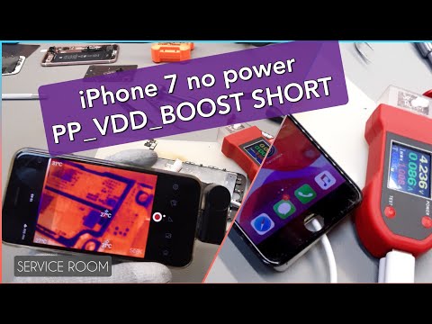 Видео: iPhone 7 no power. PP_VDD_BOOST SHORT.  Не включается Короткое Замыкание . Ремонт iPhone 7.