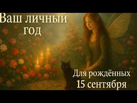 Видео: Годовой таро прогноз для рождённых 15 сентября🌹🌹🌹