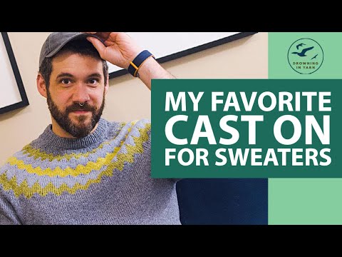 Видео: Как вязать чередующийся набор петель для резинки 1x1! (Мои любимые техники вязания свитеров)