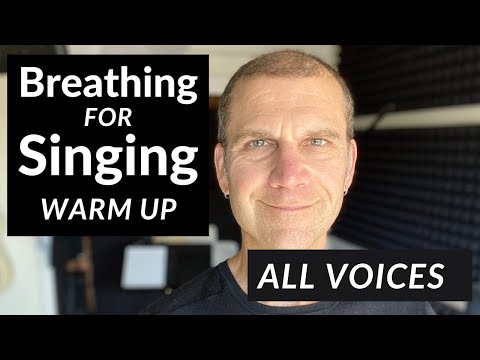 Видео: Дыхание для разминки перед пением — все голоса