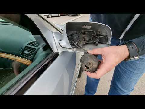 Видео: Разбор бокового зеркала Mercedes W211. Проблема с повторителем поворота.