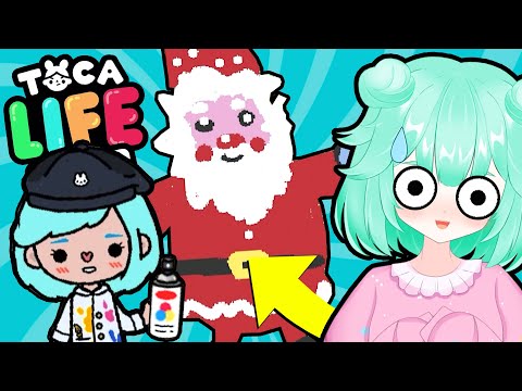 Видео: САНТА в Тока Лайф Ворлд! Идеи для Картин в Toca Life World - ТОКА БОКА