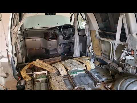 Видео: Ниссан Эльгранд - восстановление кузова от ржавчины.