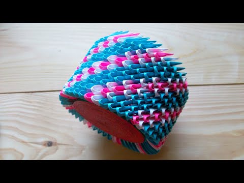 Видео: Мало Кто Знает, Как Сделать Классную Прочную Круглую Коробочку Из Бумаги Таким Способом