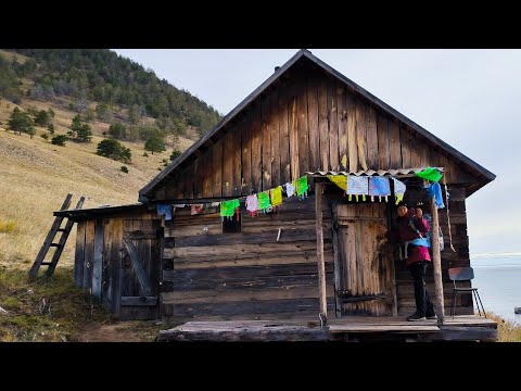 Видео: Изба на Байкале/Олени/Нас ограбили!2 ч.