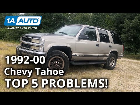 Видео: 5 главных проблем внедорожника Chevy Tahoe 1-го поколения 1992-2000