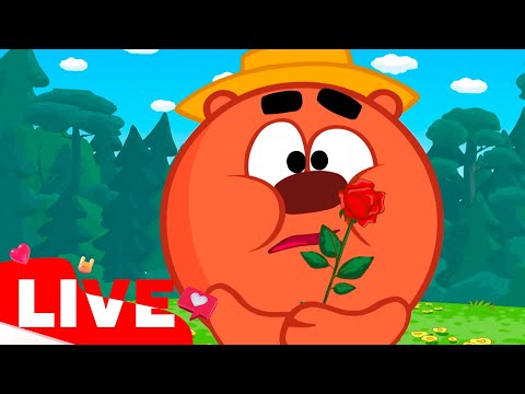 Видео: 🔴LIVE Смешарики 2D. Весь третий сезон