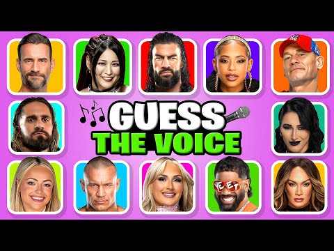 Видео: Только настоящие фанаты WWE смогут угадать этих 36 суперзвезд WWE по их голосам 🎤🤔✅