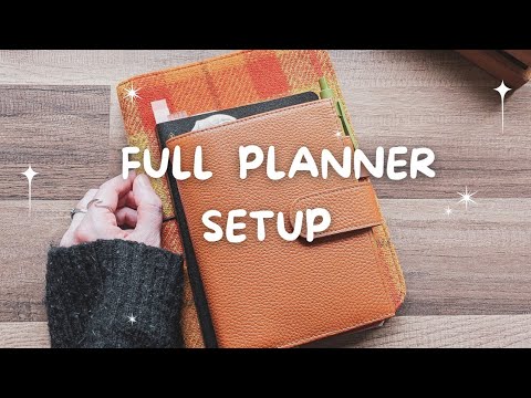 Видео: Настройка планировщика и выбор блокнотов на ноябрь 2025 года! ✨ #plannersetup #erincondren