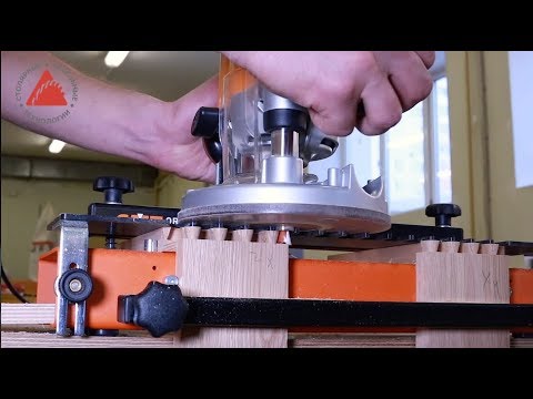 Видео: Ласточкин хвост в полдерева | Шипорезка CMT300 | Dovetail Jig