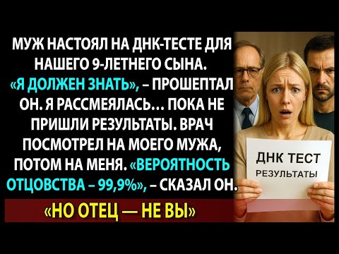 Видео: ДНК-тест разрушил мою семью_ муж не отец сына_ Врач сказал шокирующее… История из жизни