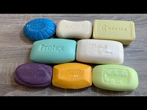 Видео: 214 Various soap bars | Разное мыло | ASMR soap | No talking