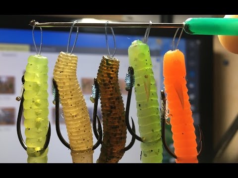 Видео: Оснастка силиконового червя крючком. Просто. Надёжно. Универсально.