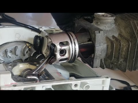 Видео: Установка и сборка поршневых колец для триммера STIHL. P3