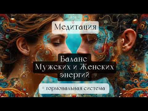 Видео: МЕДИТАЦИЯ «БАЛАНС МУЖСКИХ И ЖЕНСКИХ ЭНЕРГИЙ» + баланс гормональной системы