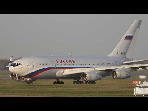 Видео: Ил-96-300 протаранил Солнце. Сел во Внуково и улетел.
