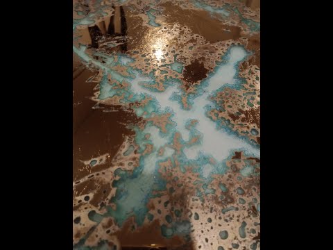 Видео: Окисление медной потали. Часть первая. Стекло