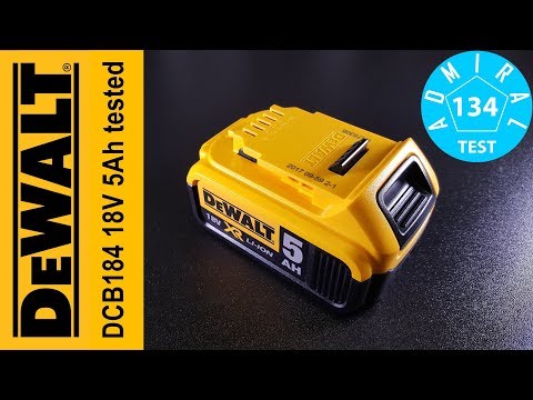 Видео: Тест аккумулятора DeWALT DCB184 18V 5Ah. Часть 5