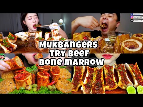 Видео: Mukbangers ПОПРОБУЙТЕ ОСТРЫЙ ГОВЯЖИЙ КОСТНЫЙ МОЗГ🍖🌶️🔥🤤 | Подборка ASMR | Давайте поедим с мукбанг...