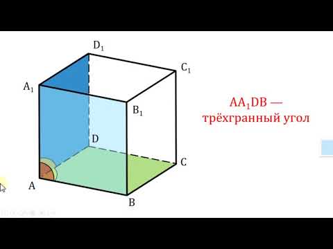 Видео: Видеоурок  Многогранные углы для учащихся 11 классов