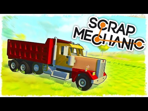 Видео: БИТВА: СТРОИМ ГРУЗОВИК НА ПОРШНЯХ В SCRAP MECHANIC!!!