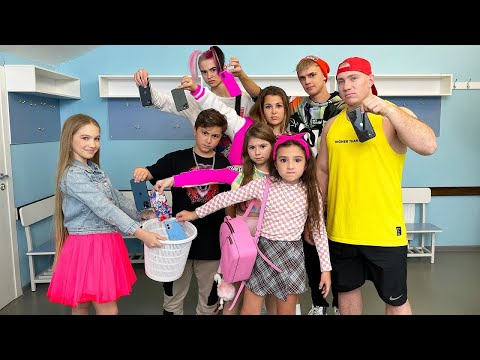 Видео: Камил и Милана са наказани за 24 часа? Бяхме лишени от нашите iPhone / KiKiDo Campus Епизод 21